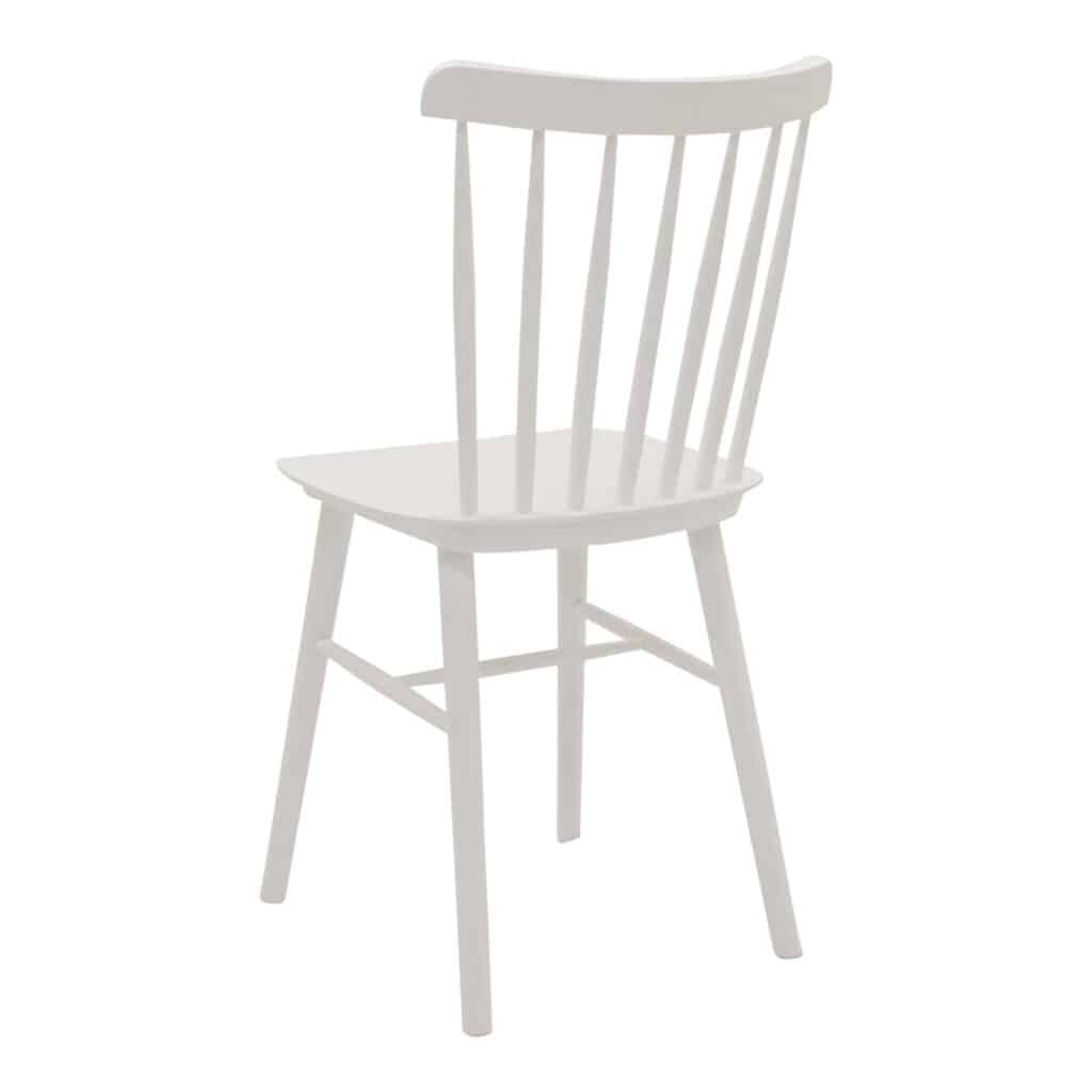 Spindle Dining Chair White_3 Back Angle_1