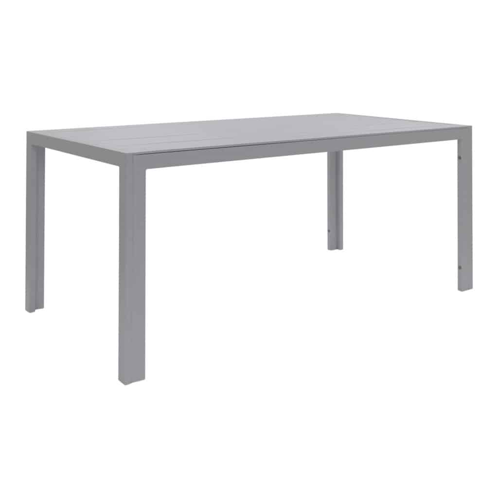 Porto Outdoor Dining Table White-Large_1 Front Angle