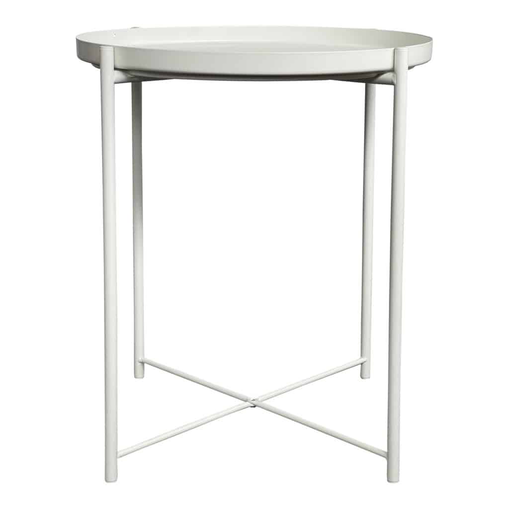 Argo Side Table White For Rent