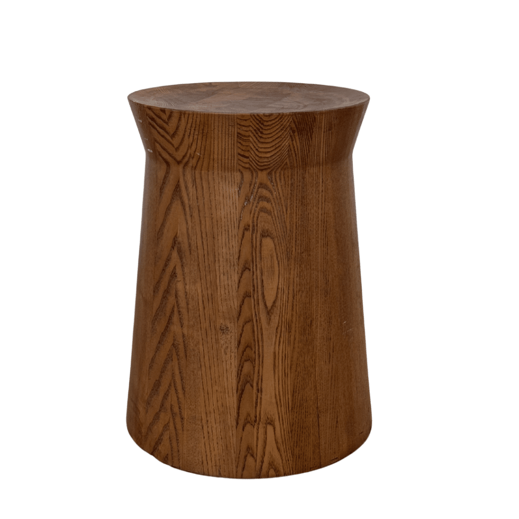 Luna Side Table / Stool Walnut For Rent 2