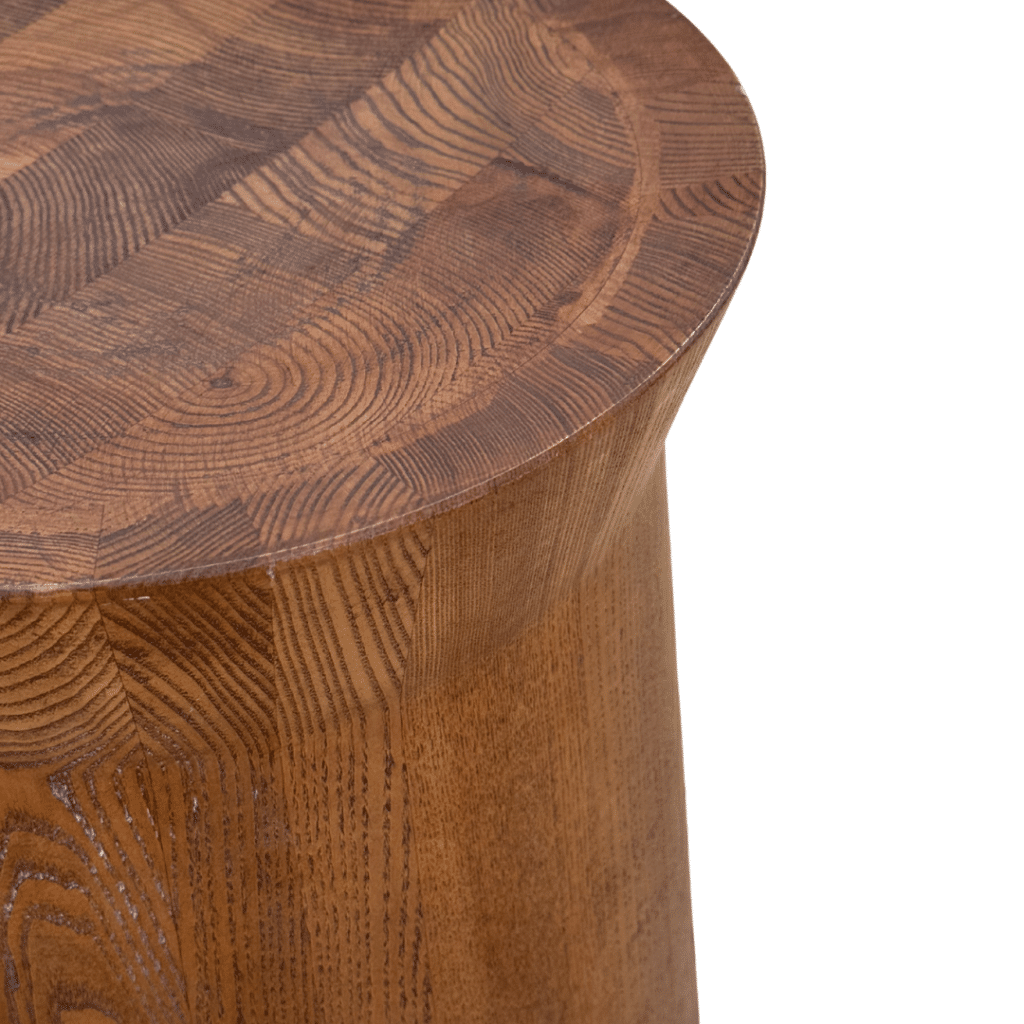 Luna Side Table / Stool Walnut For Rent 3