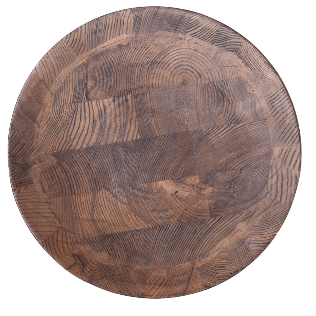 Luna Side Table / Stool Walnut For Rent 4
