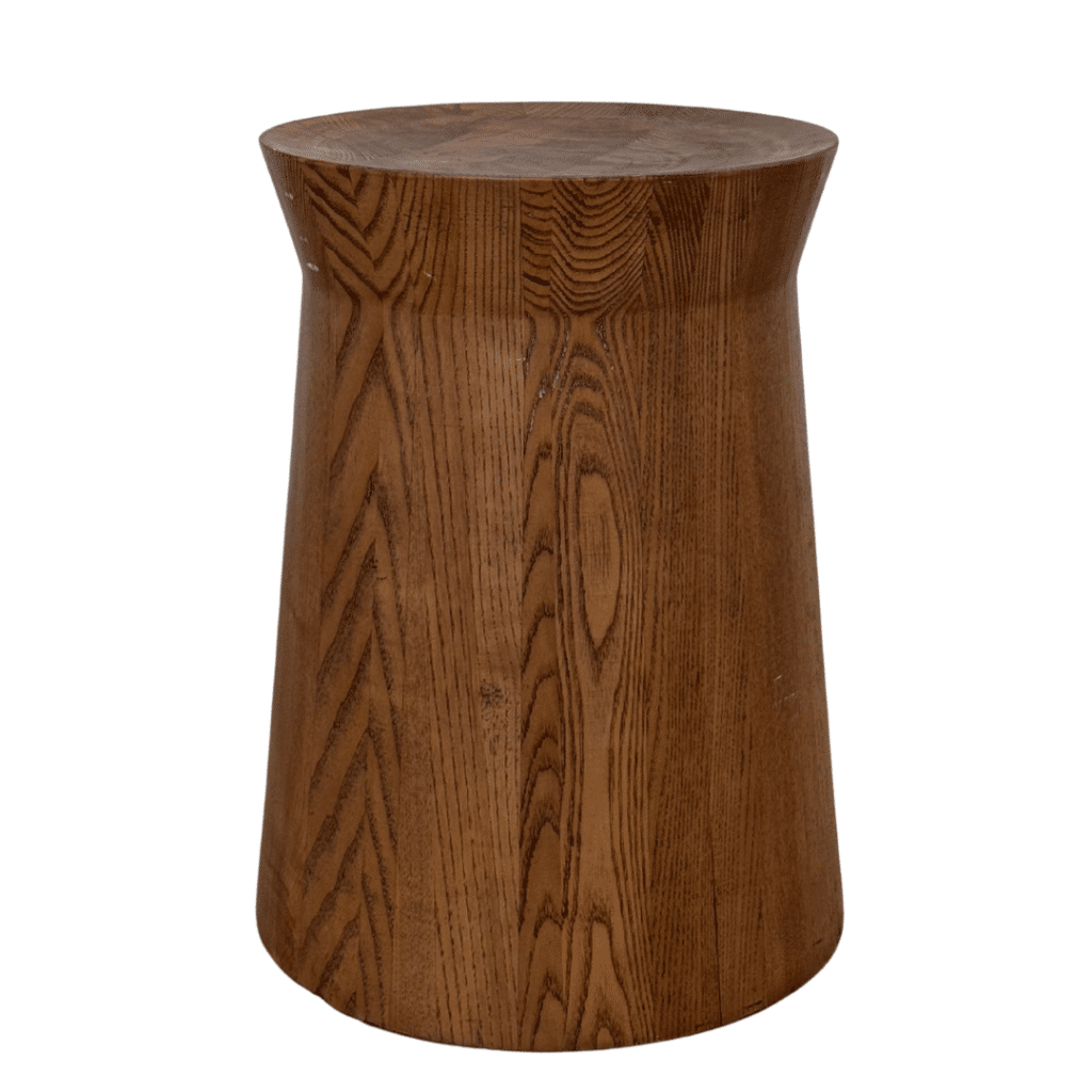 Luna Side Table / Stool Walnut For Rent