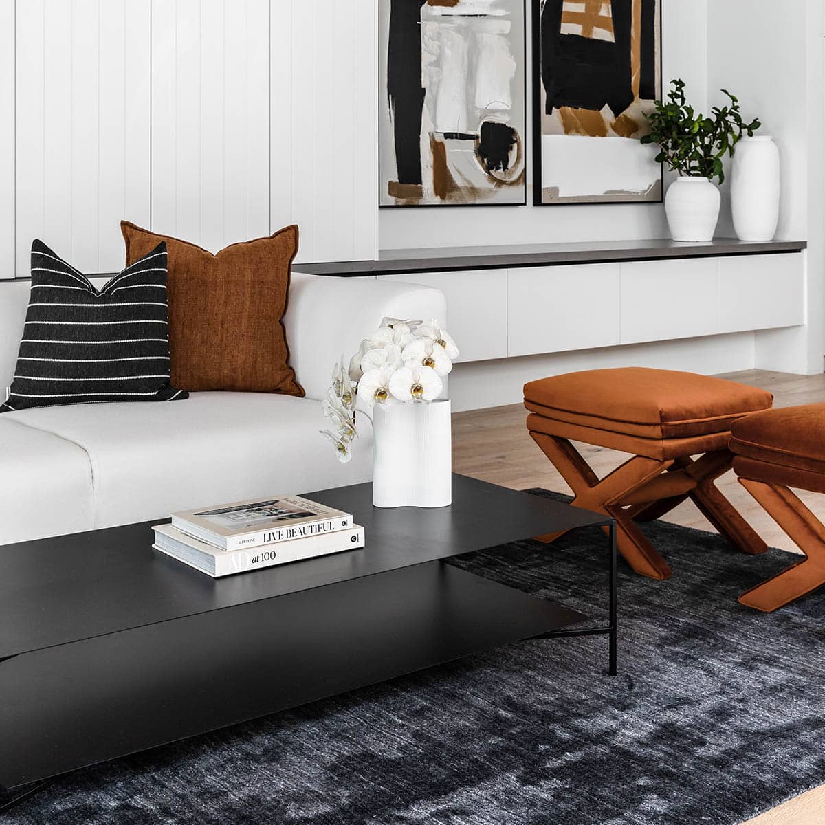 Huntley Lounge Ottomans